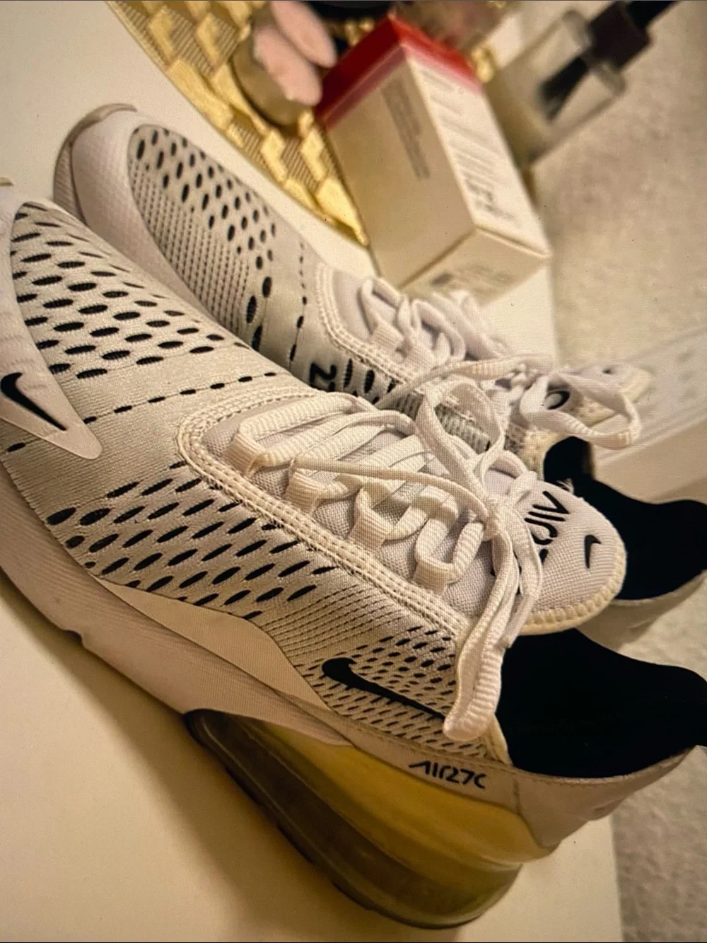Nike Women’s Air Max Style Sneakers in White and Black